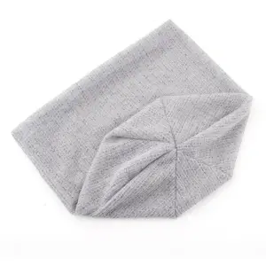 03-47 Sommer Strickmütze Damen als Slouch-Beanie mit Innenfutter – Bild 2