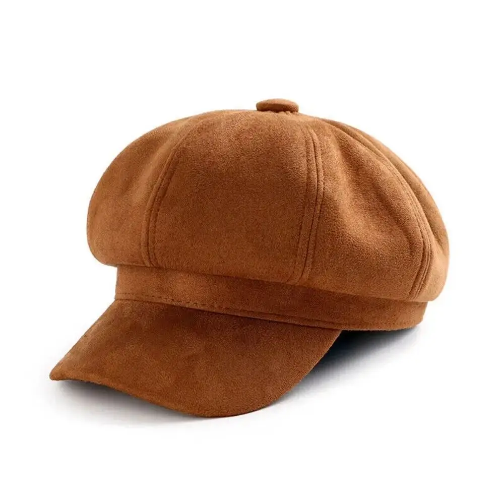 Rosa Wintermütze Damen mit Schirm im Ballonmützen-Stil – Camel – Ballonmütze